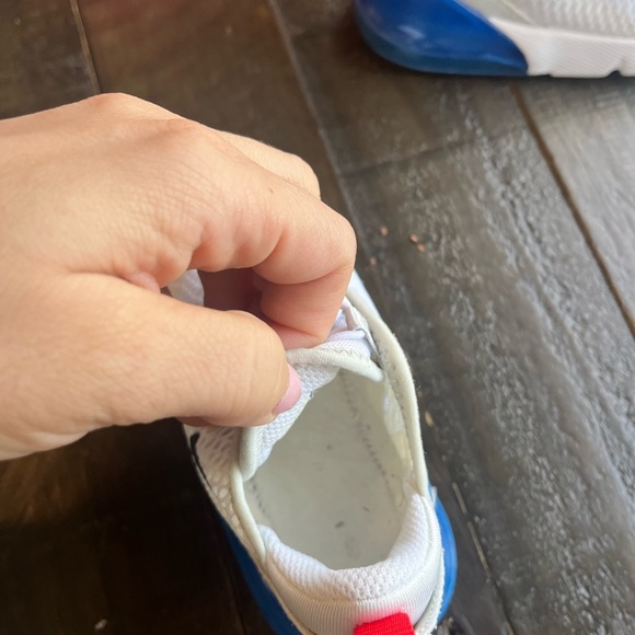 Nike Kids' White and Red Sneakers - Picture 13 of 16